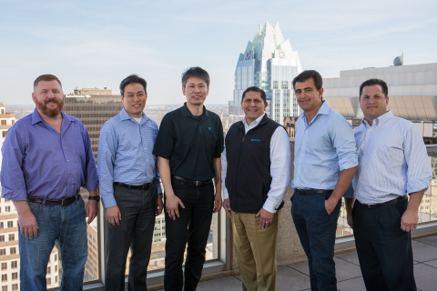 Members of AVX Partners and the Vyopta executive team. From left to right: Josh Stephens, Andrew Chen, Rick Leung, Alfredo Ramirez, Ivan Montoya and Chris Pacitti. Photo by Ben Porter Photography.