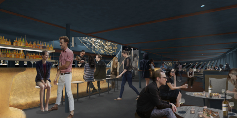 Rendering of the new Fish Bar at North River Landing.