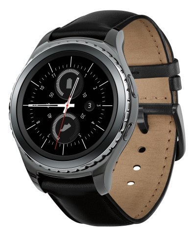 The Samsung Gear S2 classic 3G/4G will be available on select major wireless carriers beginning March 11, 2016. (Photo: Business Wire)