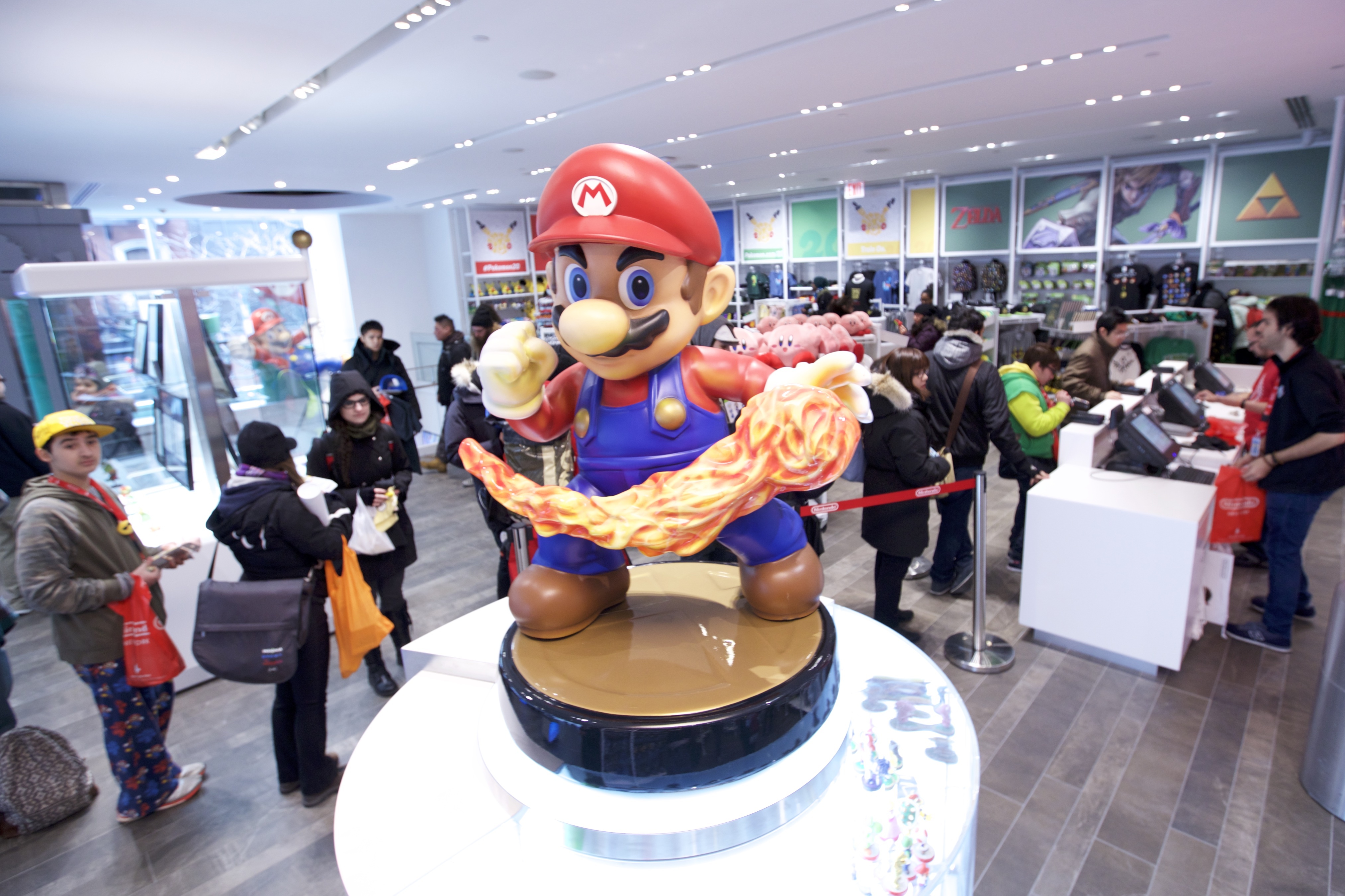 Slideshow: Nintendo Store NYC Reopening