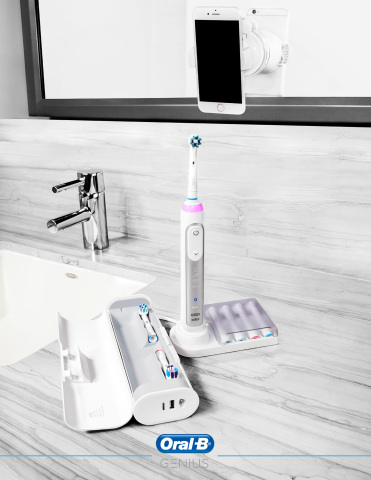 Oral-B GENIUS. Brush like your dentist recommends for improved oral health. (Photo: Business Wire)