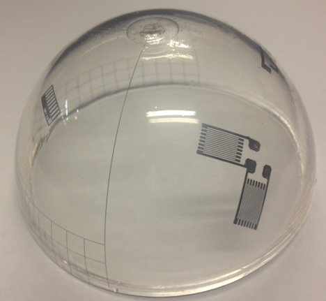 Optomec Aerosol Jet printed dome. (Photo: Business Wire)