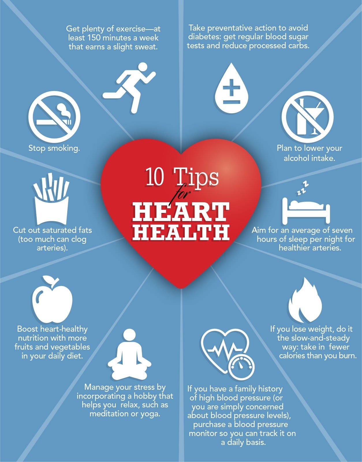 Heart health promotion tips