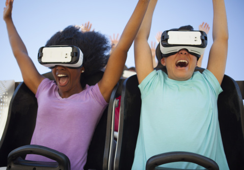 Six Flags Magic Mountain - The New Revolution Virtual Reality Coaster (Photo: Business Wire)
