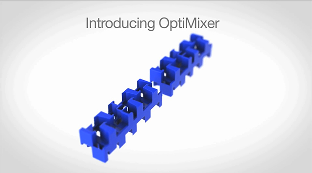 Find out how Nordson EFD's OptiMixer optimizes mix performance in a 20% shorter length than comparable square static mixers.