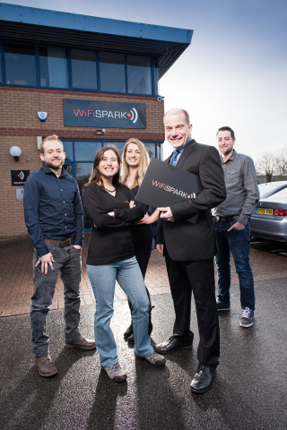 left - Shaun Parish, Janet Valbuena, Rebecca O'Donovan,  Matt O'Donovan, Craig Duffin - right (Photo: Business Wire)