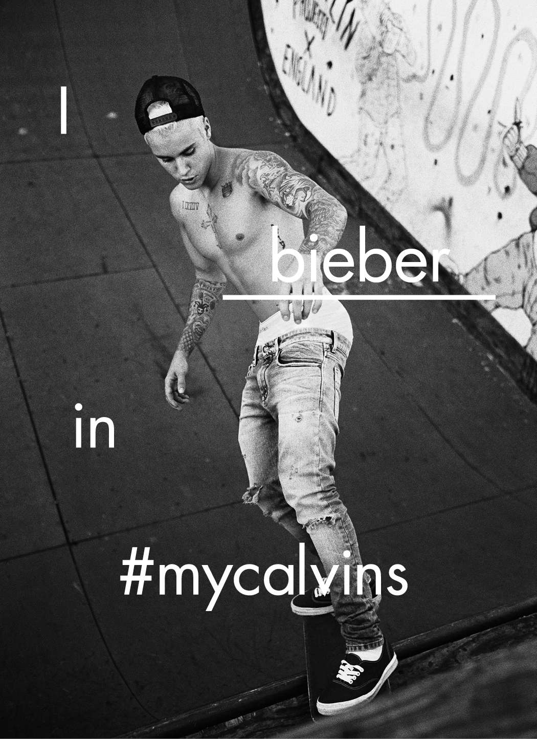 Justin Bieber Calvin Klein Underwear Spring 2015 