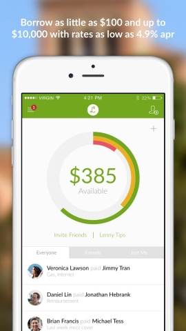 Lenny is the platform trusted by millennials to build their credit scores. (Photo: Business Wire)