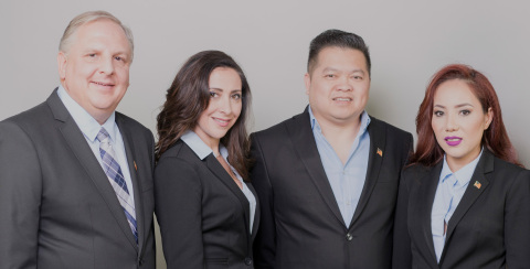 Amazing Lash Studio Franchise Management Team: Mr. Ron DaVella, co-COO; Ms. Dawn Weiss, co-COO; Mr. Edward Le, co-Founder and CEO; and Ms. Jessica Le, co-Founder (Photo: Business Wire)