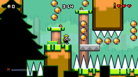 Renegade Kid's beloved dimension-defying platformer is back with a new game - Mutant Mudds Super Challenge - featuring a host of exciting, fresh platforming challenges and boss fights. (Photo: Business Wire)