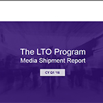 The LTO Program Media Shipment Report CY Q1 '16