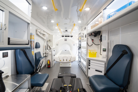 The University of Tennessee College of Medicine in Memphis, Tenn. has introduced the world’s most comprehensive Mobile Stroke Unit, capable of conducting and producing advanced quality imaging for stroke diagnosis and noninvasive CT-angiography with a Siemens SOMATOM® Scope CT scanner. (Photo: Business Wire)