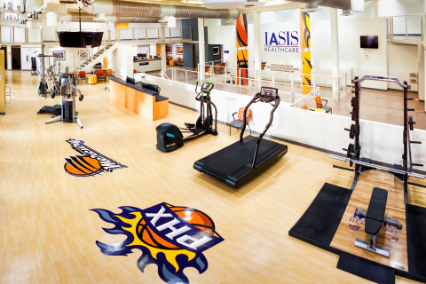 IASIS Healthcare, the Phoenix Suns and Phoenix Mercury have opened a state-of-the-art Multi Specialty Clinic that is the first of its kind in the country. The facility will also offer medical specialties such as cardiology, dermatology, primary care, women’s care, dentistry, podiatry, ophthalmology, chiropractic care, sports behavioral medicine, orthopedics, sports medicine and physical therapy, making it a one-stop-shop for all healthcare needs. (Photo: Business Wire)