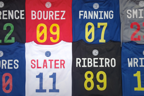 Sampling of Athlete Jerseys available at WSLSTORE.com (WSL)