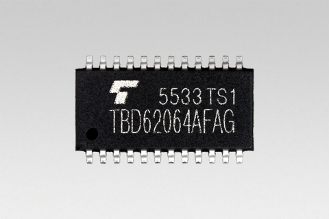 Toshiba:DMOS FET transistor arrays "TBD62064AFAG" with 1.5A sink-output driver. (Photo: Business Wire)