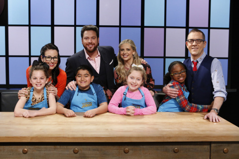 Junior chefs and judges from "Chopped Junior" on Food Network. (Photo: Business Wire)