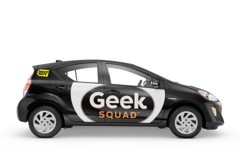 Prius c Geekmobile (Photo: Best Buy)