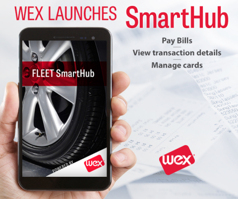 WEX Launches Fleet SmartHub Mobile App Giving Businesses Access to Key Fleet Account Features Anytime and Anywhere (Photo: Business Wire)
