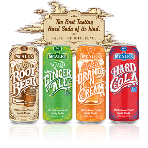 Introducing McAle’s Hard Crafted Sodas in 23.5 oz. cans (Photo: Business Wire) 