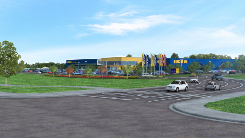 Swedish home furnishings retailer IKEA secures contractors for Columbus store, opening summer 2017 as its second store in Ohio (Photo: Business Wire)