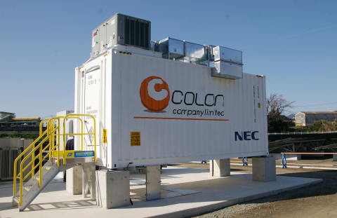 NEC Supplies 1.2MWh, Large-Scale Energy Storage System to COLON Company Limited Mega Solar Power Plant (Photo: Business Wire)