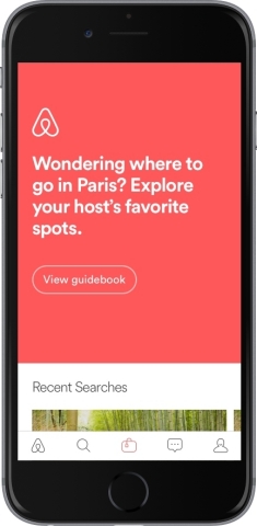 Airbnb’s new mobile app includes new features, such as Guidebooks, that showcase local tips from Airbnb hosts. (Photo: Business Wire)