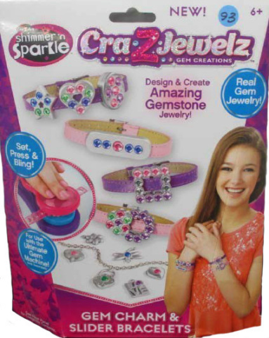 Cra-Z-Jewelz Gem Charm & Slider Bracelets (Photo: Business Wire)