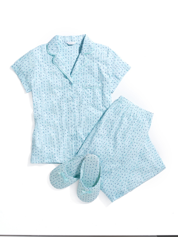 Treat Mom with the very best gifts available at select Macy’s stores and on macys.com; Charter Club Pajamas Set with Slippers, $59.50 (Photo: Business Wire)