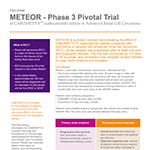 METEOR Trial Design Fact Sheet