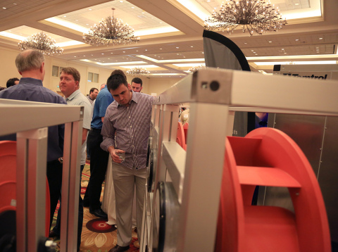 Nortek Air Solutions sales reps view the latest in product innovations at their recent national sales conference. (Photo: Nortek Air Solutions)