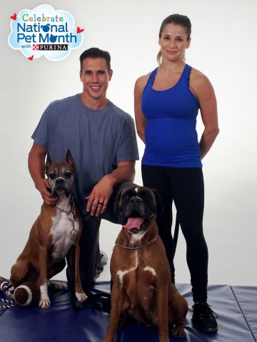 Purina and Celebrity Couple Brady Quinn and Alicia Sacramone Quinn Issue Challenge to Roll Over Pet Hunger During National Pet Month in May (Photo: Business Wire)