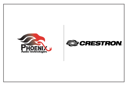 Phoenix Audio Technologies, together with Crestron, are pleased to announce that the Condor Beamforming Microphone Array is now certified for Crestron RL 2, a collaboration solution that combines Crestron hardware with Skype® for Business software. (Graphic: Business Wire)