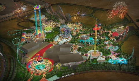 Six Flags Dubai will have 27 rides and attractions throughout the intricately themed park that will appeal to thrill-seekers of all ages, including world-record breaking roller coasters, water slides, shows and a variety of food offerings. (Photo: Business Wire)