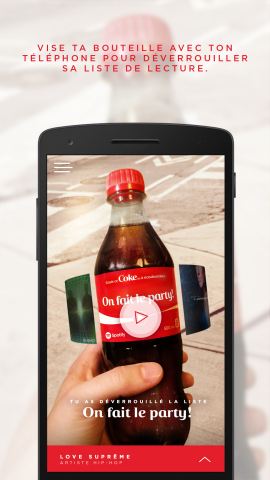 Écoute un Coke
(Photo: Business Wire)