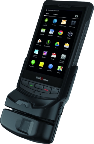 Access-IS miniature OCR/MRZ reader delivers enhanced features for Gen2Wave smart phone (Photo: Business Wire)