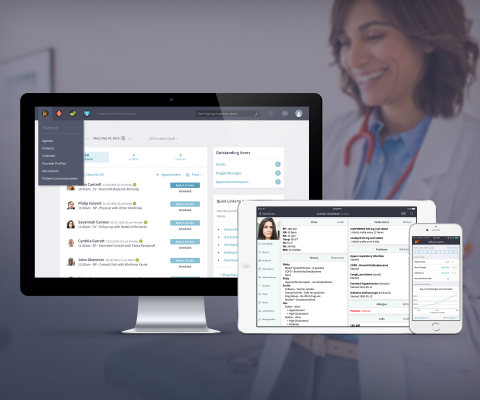 Kareo launches the first and only complete, cloud-based technology platform designed for the unique needs of independent medical practices - including clinical, marketing, billing, practice marketing and patient engagement functions - via a state-of-the-art desktop and mobile design, including applications for the iPhone, iPad and Apple Watch. Learn more at http://kareo.com.
(Photo: Business Wire)
