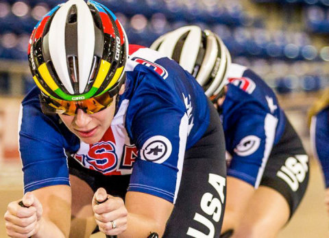 USA Cycling: Sarah Hammer,  2016 World Champion,  2X Olympic Silver Medalist and Olympic Team Member (Photo: Business Wire)