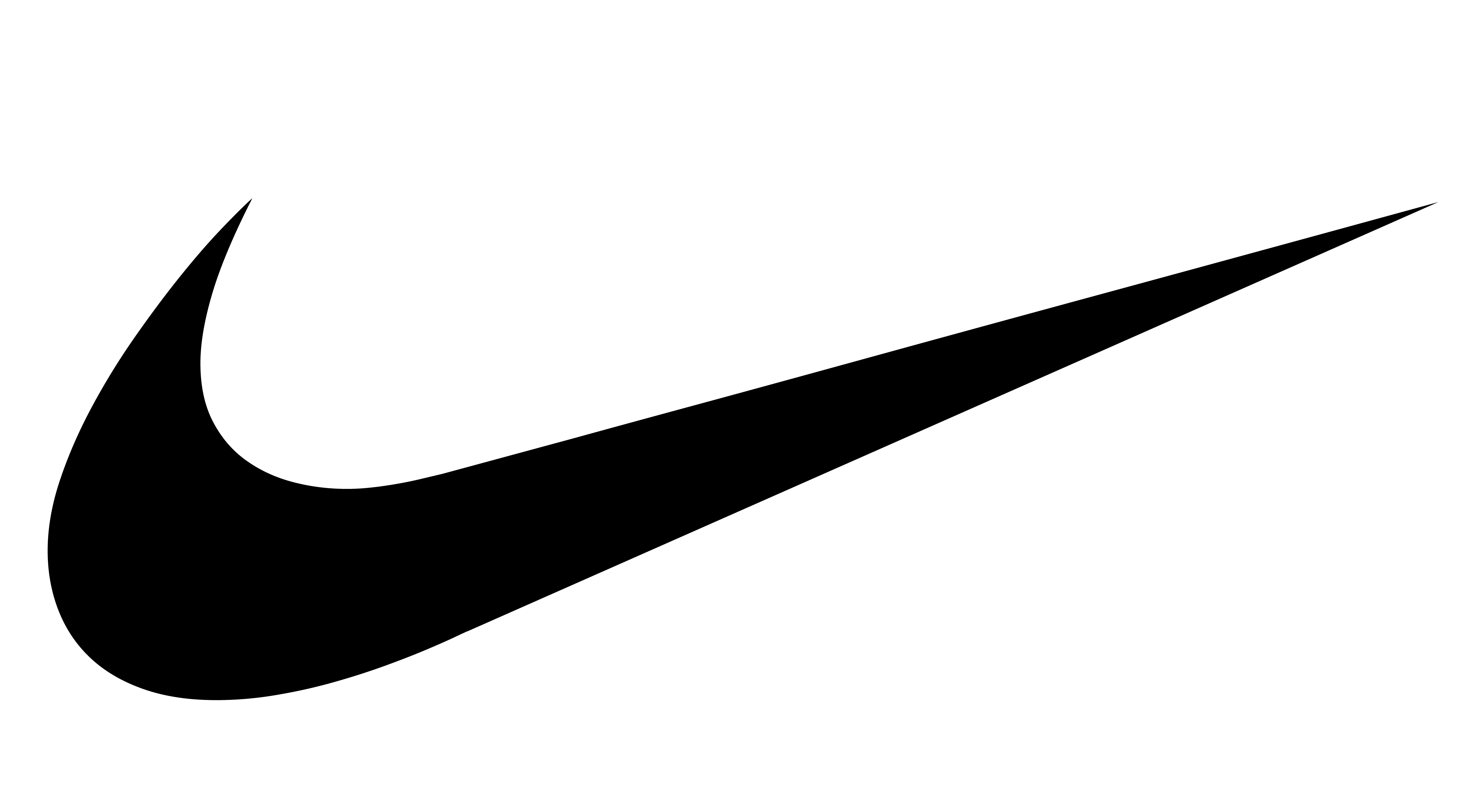 Nike логотип белый