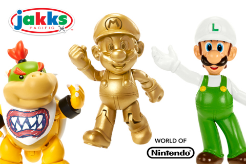 JAKKS Pacific, Inc., rolls out all-new World of Nintendo® items to mass retailers this spring. (Photo: Business Wire)