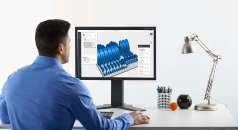 The GrabCAD Print solution's easy-to-use and intuitive print preparation environment removes typical complexities from the design-to-3D print process (Photo: Stratasys)