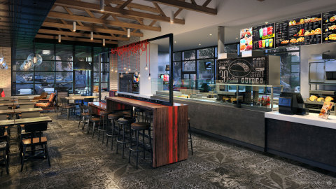 Urban Edge: This design represents an eclectic mix of international and street style done the Taco Bell way. This style is inspired by timeless design married with cutting-edge elements of the urban environment. (Photo: Business Wire)