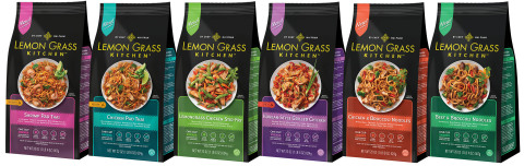 Traditional ingredients such as lemongrass, tamarind, cilantro, Thai basil, fish sauce, ginger and gochujang are used to create the bold flavors of the six Lemon Grass Kitchen dishes. (Photo: Business Wire)