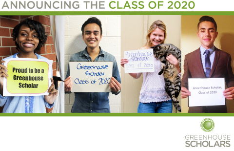 Greenhouse Scholars, an education based non-profit, announces its Class of 2020. (Photo: Business Wire)