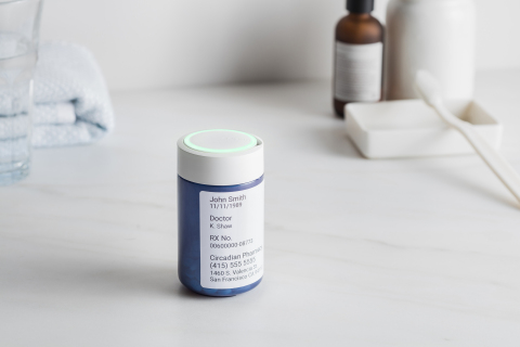 Round Refill is the first pharmacy delivery service that comes with a smart bottle for medication and vitamins. (Photo: Business Wire)