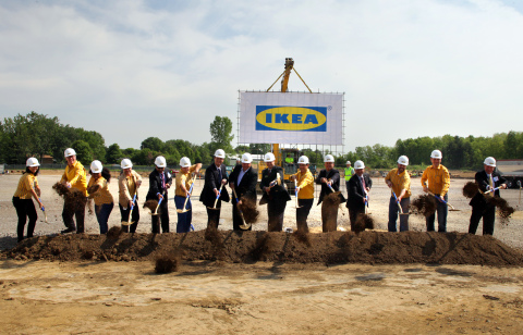 Expanding its U.S. presence, Swedish retailer IKEA breaks ground on future Columbus store, opening Summer 2017. (Photo: Business Wire)