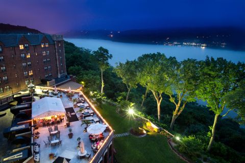 Zulu Time Rooftop Bar & Lounge at The Historic Thayer Hotel at West Point.