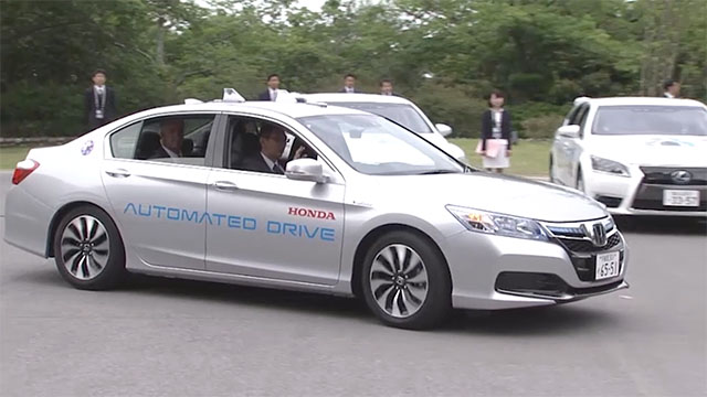 Automated-Driving and Fuel Cell Vehicle Presentation