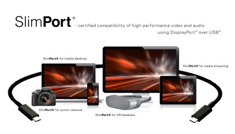 Analogix’s market proven DisplayPort over USB-C solutions under the SlimPort brand are mobile industry’s top choice. (Photo: Business Wire)