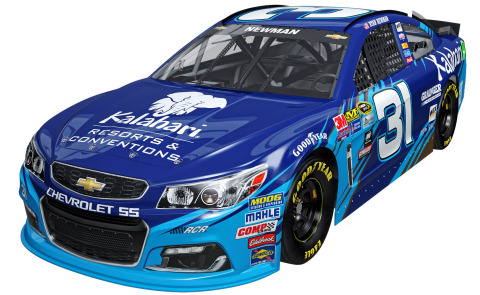 Preview of Ryan Newman's No. 31 Chevrolet SS sponsored by Kalahari Resorts and Conventions, which will compete at Pocono Raceway on June 5, 2016 (Photo: Business Wire)