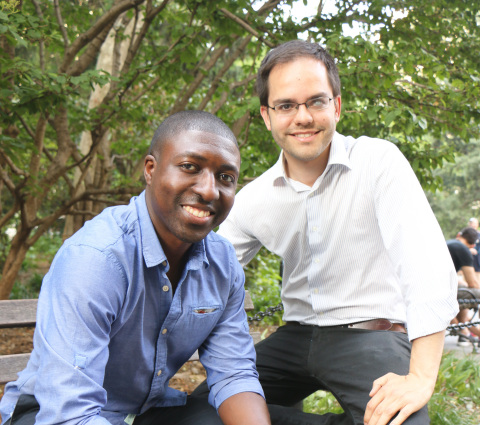 RubiconMD Co-founders Gil Addo, CEO, [left] and Carlos Reines, COO, [right]. Not pictured: Dr. Julien Pham. (Photo Credit: Esther Quintana)